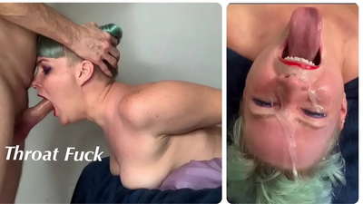 Stepdaughter ຮຽນຮູ້ວິທີເຮັດ fuck ຄໍທີ່ສຸດກັບ dick ລາວ